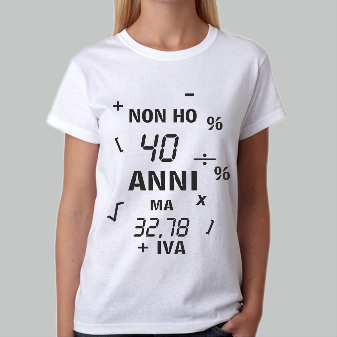 T-shirt Femme 'Nata Una Stella 1984' - Cadeau Anniversaire - Blanc - Coton - Taille Standard - Neuf Avec étiquettes